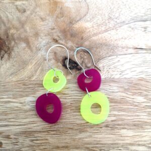 Retrofuturist Two - Psy citrus and Fuchsia