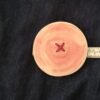 Big Red Button Brooch