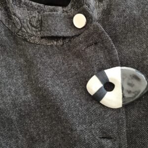 Monolith Ceramic Brooch